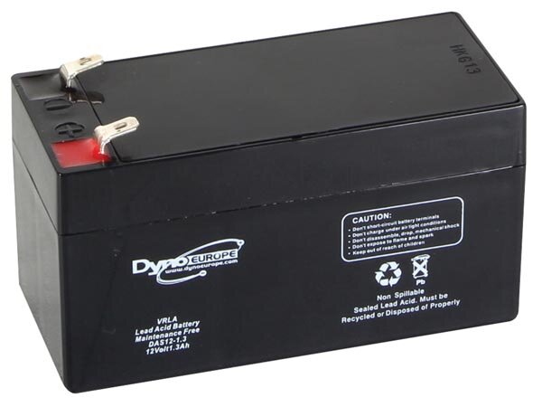Bleiakku - 12 Volt 1300mAh Pb - 96.5 x 45 x 59 mm