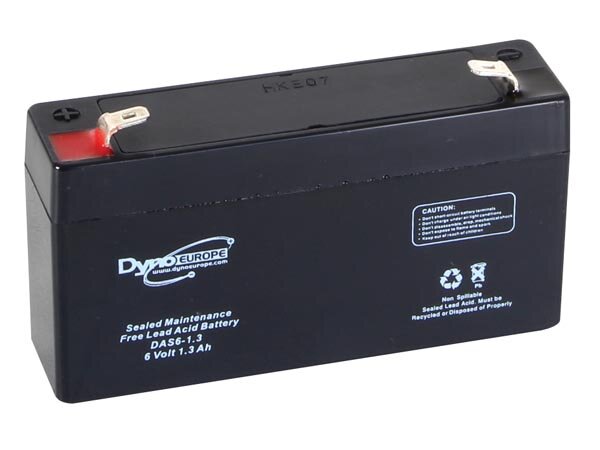 Dyno - DAS6-1.3 - 6 Volt 1300mAh Pb