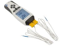IR-Thermometer mit K/J-Typ-Fühler, Digitalthermomerer