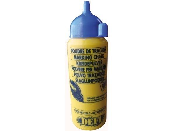 Defi DF32241 Blaues Markierungspulver 224 g | Kreidepulver für Schlagschnurgeräte