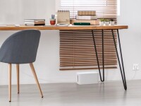 Perel - EB3WSWO - Steckdosenleiste mit Schalter und Kabelbox, 3 Typ-E-Steckdosen mit Kindersicherung