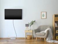 Perel - EB3WSWO - Steckdosenleiste mit Schalter und Kabelbox, 3 Typ-E-Steckdosen mit Kindersicherung