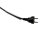 HQ Power - EB4STBHQ-G - Steckdosenleiste, 4 Schutzkontakt-Steckdosen, Kabel 1.5 m, 3G1.5, Schrumpfschlauch zum Etikettieren, Innenbereich, Schwarz