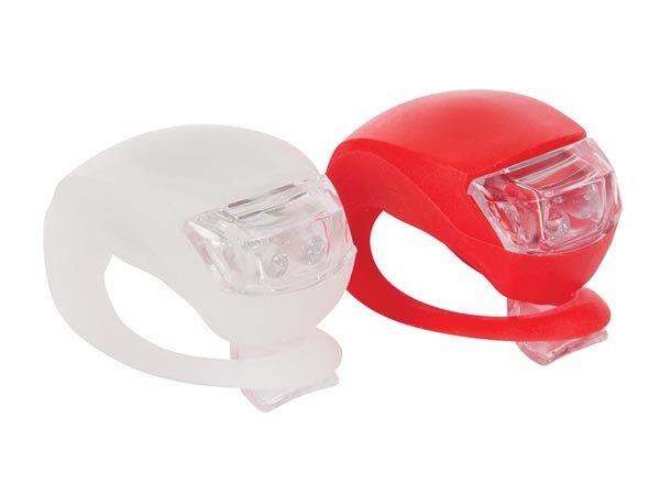 EASY-FIT LED-FAHRRADBELEUCHTUNGS-SET - 2-tlg. nach StVZO nicht zugelassen! darf nicht angeboten werden!
