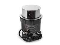 Perel - EBP04 - Eingebaute Pop-up-Steckdose - 4...