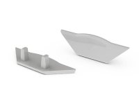 LEDsON EC-E1 Endkappe für ALU-CORNER LED-Profil | Grau