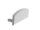 LEDsON EC-SLW8-H3 Aluminium Endkappe für SlimLine 8 mm LED Profil Silber