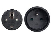 Perel - EC10B - Verlängerungskabel - 10 m - schwarz - 3G1.5