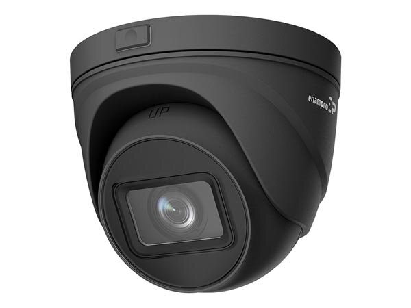 Etiampro - ECAMIP501B  -IP-Netzwerk-Kamera - DOME - 4 MP - Varifokal-Objektiv - Schwarz