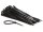 Perel - ECTB200 - Nylon-Kabelbinder-Set - 4.6 mm x 200 mm - SCHWARZ (100-tlg.)