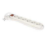 Perel - EWS6W - Steckdosenleiste mit Schalter,...