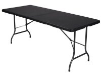 KLAPPTISCH - IN RATTAN-OPTIK - 180 x 75 x 74 cm