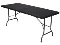 Perel FP180R Klapptisch 180 x 75 x 74 cm | Rattan-Optik,...
