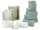 Velleman - G218C - Polycarbonat-Gehäuse - Wasserdicht - hellgrau - transparanter Deckel - 220 x 146 x 55 mm