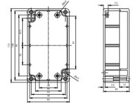 Velleman G304 ABS-Gehäuse 115 x 65 x 40 mm | Versiegelt Dunkelgrau
