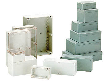 Velleman - G308 - ABS-Gehäuse - Wasserdicht - Dunkelgrau - 115 x 65 x 55 mm