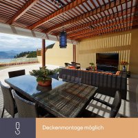 Perel - GIK06N - Elektrischer LED UV Insektenvernichter - 1000V Gitter - leiser Betrieb