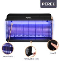 Perel GIK11 Elektrischer Insektenvernichter | 3000 V | 100 m² | IPX4