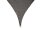 Perel - GSS3360PEC - Sonnensegel, winddurchlässig, wasserdurchlässig, 3.6 x 3.6 x 3.6 m, 180 g/m², HDPE, Dreieck, Dunkelgrau