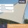 Perel - GSS3500 - Sonnensegel, Segel Sonnenschutz für Terrasse und Pool, wasserabweisend, UV-Schutz, 3 Edelstahl-O-Ringe, 5 x 5 x 5 m, 160 g/m², Polyester, Dreieck, cremeweiß