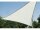 Perel - GSS3500 - Sonnensegel, Segel Sonnenschutz für Terrasse und Pool, wasserabweisend, UV-Schutz, 3 Edelstahl-O-Ringe, 5 x 5 x 5 m, 160 g/m², Polyester, Dreieck, cremeweiß