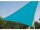 Perel - GSS3500BL - Sonnensegel, wasserabweisend, 5 x 5 x 5 m, 160 g/m², Polyester, Dreieck, Himmelblau - EOL