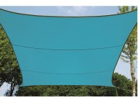 SONNENSEGEL - QUADRATISCH - 3.6 x 3.6 m - FARBE: HIMMELBLAU