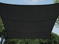 WASSERDURCHLÄSSIGES SONNENSEGEL - QUADRATISCH - 5 x...