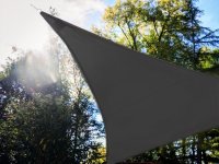 Perel LED Schattensegel 3,6 m Anthrazit | 107 Solar-LEDs...