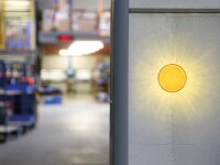 Velleman - HAA40AN - LED-Blitzleuchte orange, 12 V DC, 77 mm, 15 LEDs, Signalleuchte und Warnleuchte