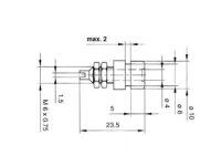 Hirschmann - HM2401 - Isolierte 4mm-Buchsen  / Schwarz...