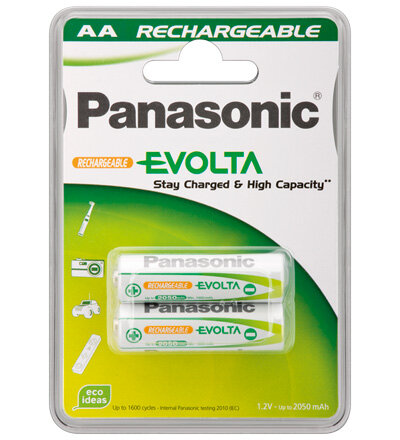 Panasonic Ready to Use - AA - Mignon - 1,2Volt 1900mAh Ni-MH - 2er Blister