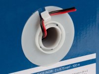 HQ-Power HQLW10002 Lautsprecherkabel 2x0,75 mm² 100 m OFC Kupfer