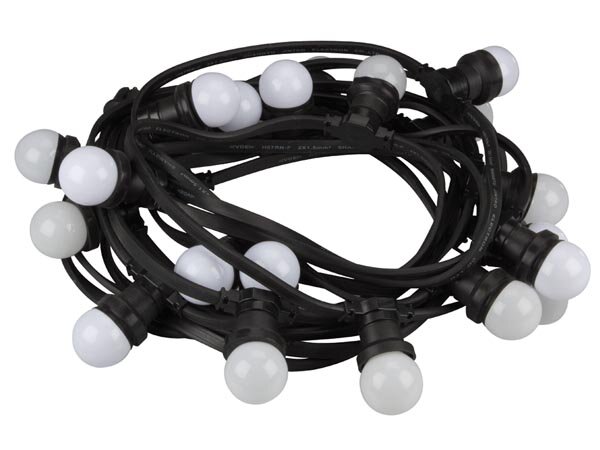 HQ Power - HQPL11011 - LED Lichterkette für Innen und Außen mit 20 LED Lampen