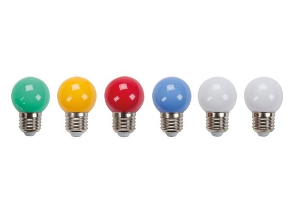 HQ Power - HQPL11021 - LED-Lampen - Verschiedene Farben - 10-tlg.