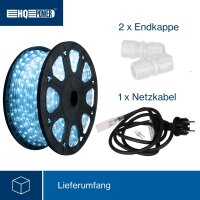 HQ Power - HQRL45005 - LED Lichtschlauch 45 m - 36 LEDs pro Meter - Flexibel und kürzbar
