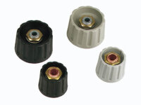 Seder Groupe - KN214N - Geräteknopf (Schwarz 21mm/4mm)