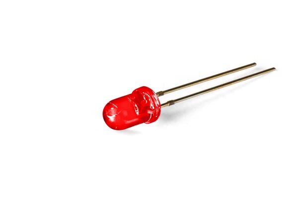 Kingbright - L-7113EC - 5 mm Standard-LED-Lampe, rot, wasserklar