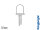 10mm Super Bright LED Lamp Red Water-Clear 1600mcd