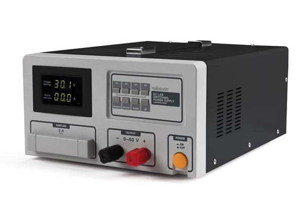Velleman - LABPS6030SM - DC-Labornetzgerät - 0-60 VDC / 30 A MAX. mit LED-Display - Schaltnetzteil