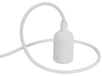 vellight - LAMPH01W - Design-Pendelleuchte mit Textilkabel - weiß