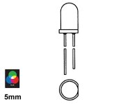 Velleman - LED5/RGB - 5 mm RGB Blinkende LED mit internem Programm
