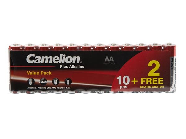 Camelion LR6C/102 Alkaline AA LR6 1,5V 12er Pack Batterien