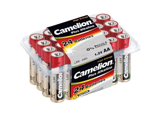 Camelion - LR6C/24 - Mignon AA / LR6 - 1,5 Volt 2800mAh Alkali-Mangan (24 Stück / Box)