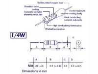 Velleman - MA2K4 - Metalfilm Res. 1/4W 2K4