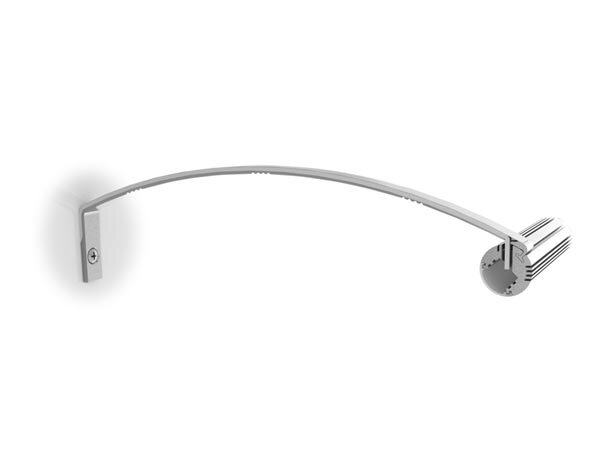 MONTAGEBÜGEL FÜR DAS LED-ALUMINIUMPROFIL ALU-ROUND - FÜR SCHRANK - SILBER
