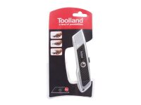 Toollland - MES08 - Cutter mit automatisch einziehbarer Klinge - Metallgehäuse