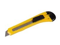 Toolland - MES09A - Abbrechklingen-Messer, Kunststoffgehäuse, 18 mm