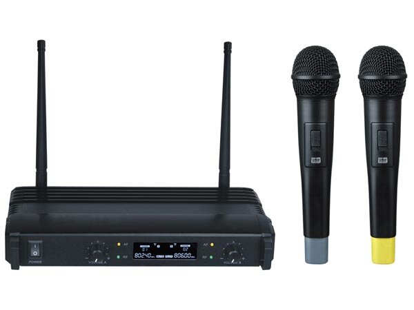 HQPOWER - MICW81 - Drahtloses Zwei-Kanal Mikrofonsystem
