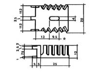 Velleman - ML8 - Kühlkörper TO220/TO3P...